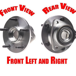 1994-1999 Dodge Ram 1500 4 W/D (2) Front Hub Wheel Bearing W REAR ABS ONLY