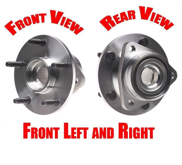 1994-1999 Dodge Ram 1500 4 W/D (2) Front Hub Wheel Bearing W REAR ABS ONLY