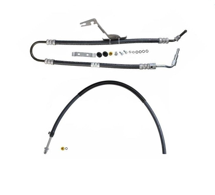 Power Steering Pressure & Return Hoses 2Pc Kit Fits For 02-03 Jeep Liberty