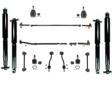 Kit de 18 piezas de manga de enlace de arrastre de barra de acoplamiento y amortiguadores delanteros y traseros para Jeep Wrangler 97-06