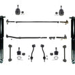 18pc Kit Tie Rod Drag Link Sleeve & Front & Rear Shocks Fits Jeep Wrangler 97-06