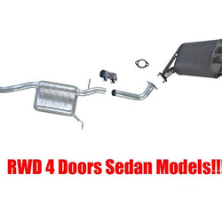 Middle & Rear Muffler fits 2005-2006 Infiniti G35 RWD 4 Doors Sedan