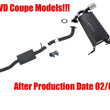 Resonator w/ Middle Rear Muffler After Production Date 02/07-2007 G35 RWD Coupe