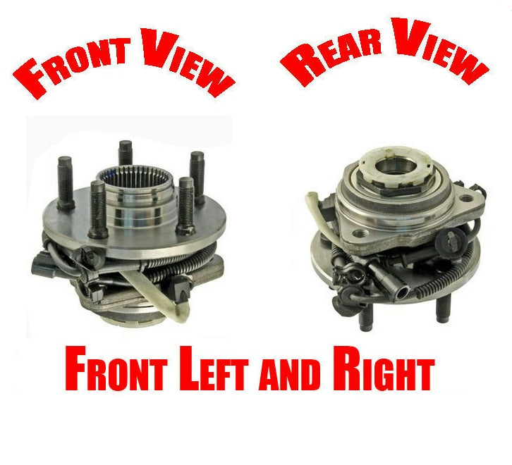 Frht Rear Hub (2) Wheel Bearing Hub Assembly Frt 515027 Ranger 4x4 4W ABS WITH PULSE ...