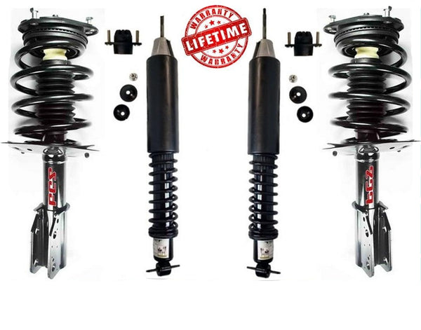Front Coil Spring Struts & Rear Conversion Kit 06-11 Lucerne W/O Magnetic Ride