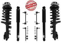 Amortiguadores de montaje de puntal de resorte delantero, eslabones F y R, se adaptan al 96 hasta la fecha 11/98 Pathfinder QX4