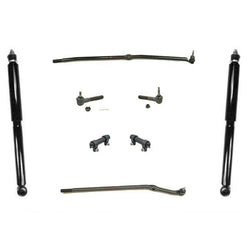 03-08 Dodge Ram Pick Up 2500 3500 4x4 Drag Link Tie Rod Rods Steering Shocks 9Pc
