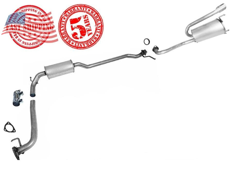 Fits 09-13 Honda FIT Base 1.5L Exhaust System Pipe & Muffler System Clamps