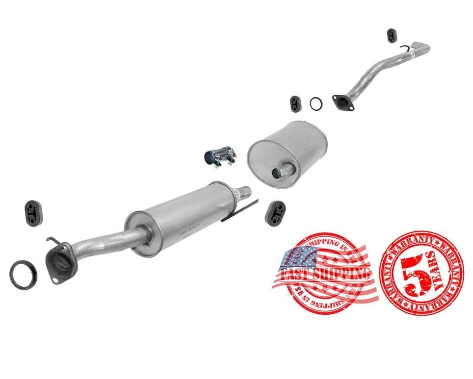 Fits 09-2010 Honda Element SC Only Exhaust System Pipe & Muffler System Clamps