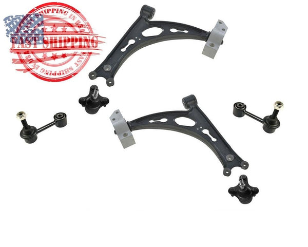 Fits For 06-14 Volkswagen Jetta Low Control Arm Bushing Ball Joints Sway Bar Kit