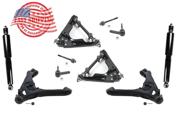 Control Arms Ball Joints Tie Rods 10Pc for Dodge Dakota 4 Wheel Drive 2000-2004