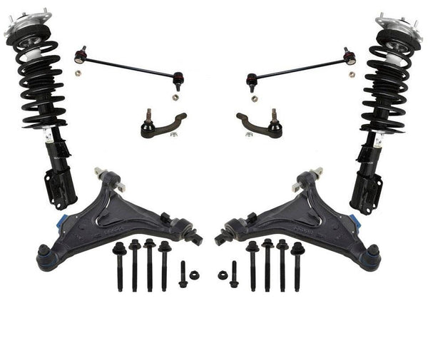98-04 C70 Brazo de control Rótulas Barras de acoplamiento Barra estabilizadora Puntales de resorte helicoidales completos