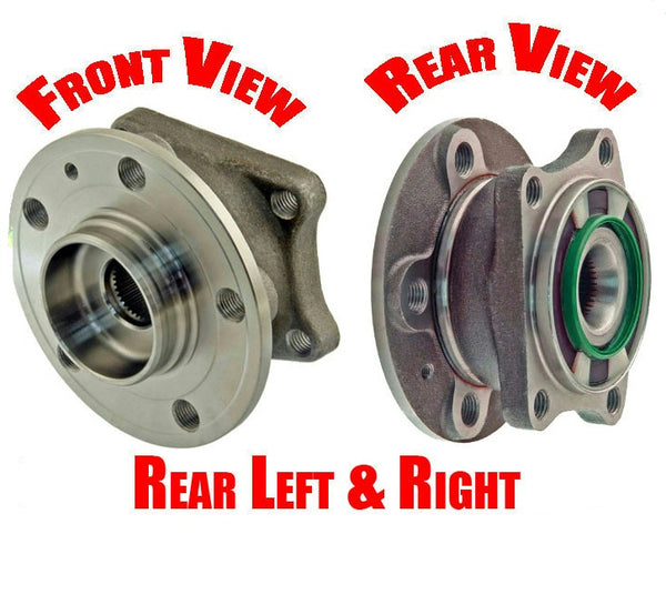 2 Pair Rear Wheel Bearing Hub Bearings for Volvo XC70 XC-70 2003-2007 01-07 V70