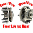 2) FRT WHEEL BEARING AND HUB ASSEMBLY Fits 05-08 Ford F150 7 Stud 4x4 HD Payload