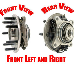 2) FRT WHEEL BEARING AND HUB ASSEMBLY Fits 05-08 Ford F150 7 Stud 4x4 HD Payload