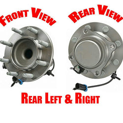 (2) Frt 1999-2000 Silverado 2500 Rear Wheel Drive 8 Year Warr Axle Hub Assembly