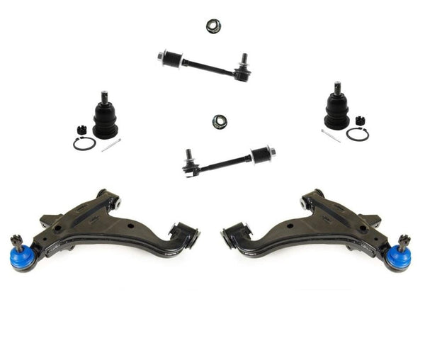 for 05-14 Tacoma Rear Wheel Drive Low Control Arm Ball Joint Sway Bar 6Pc