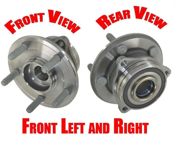 100% New For 11-16 Grand Cherokee Durango (2) Front Wheel Bearing Hub Assembly