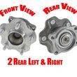Rear NO ABS (2) Wheel Bearing and Hub Assembly for 02-06 Altima No Rear ABS