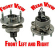 (2) Wheel Bearing Hub Assembly Front 05-10 Cobalt 5 Stud W/ ABS Braking System