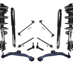 05-07 FWD Grand Caravan Control Arms Tie Rods W/ Complete Coil Spring Struts 12p