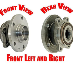 Front left & Right Bearing Hub Assembly For 06-16 Jetta With 4 Lugs Wheels