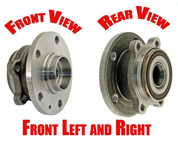 Front left & Right Bearing Hub Assembly For 06-16 Jetta With 4 Lugs Wheels