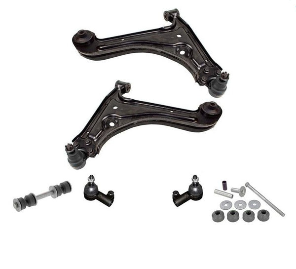 94-96 Beretta 94-98 Grand Am Control Arms Bushings Ball J Links Tie Rods 6Pc
