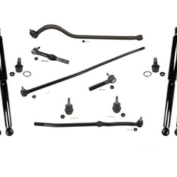 02/07/94-97 Ram 1500 4x4 Steering Track Bar Tie Rod Ends, Ball Joints, Drag 13pc