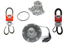 F250 F350 SUPERDUTY 6.4 DIESEL TURBO 08-10 100% NUEVO Correas de embrague del ventilador de la bomba de agua
