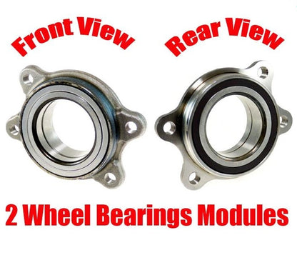 (2) 100% All New Wheel Bearing Front, Rear A4 A4Q A5 A6 A7 S5 S6 S4