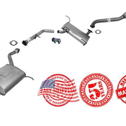 Fits For 02-05 Kia Sedona Exhaust System Frt & Rear Muffler and Pipes New