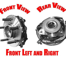 (2) 100% New Front Hub 2006-2010 Explorer Wheel Bearing and Hub Assembly