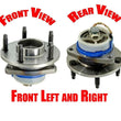 (2) Front Hub Wheel Bearing 513139 97-08 Chevrolet Corvette & Z06