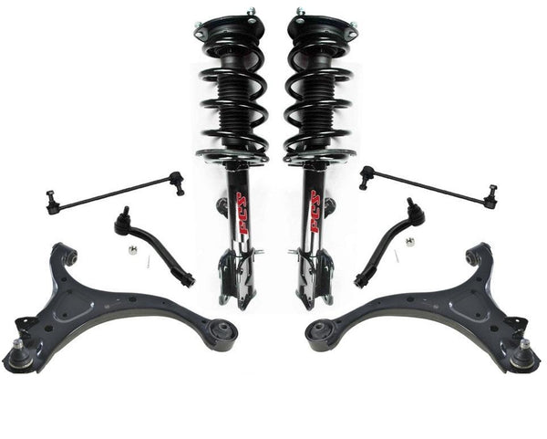 Unidades completas de brazos de control de puntal de resorte en espiral, 8 piezas para Kia Sorento 2011-2013