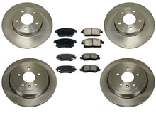F & R Disc Brake Rotors Brake Pads For 13-17 Cadillac ATS JE5 / Non Brembo 6p