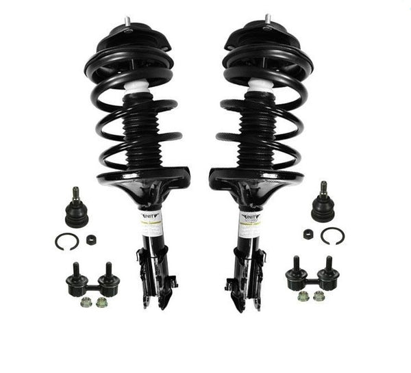 Front Struts Lower Ball Joints & Sway Bar Links for Hyundai Elantra 2.0L 00-06