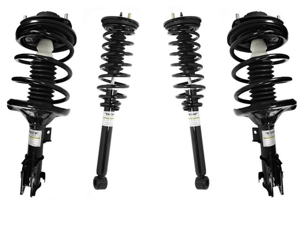 Se adapta a 01-05 Sebring 2 puertas Coupe conjunto de puntal de resorte helicoidal delantero y trasero 4 piezas