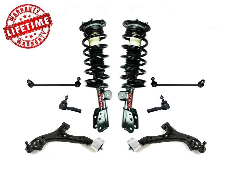 Frt Complete Strut Assembly & 6 Pcs Chassis kit Fits 05-06 Equinox & 05 Torrent