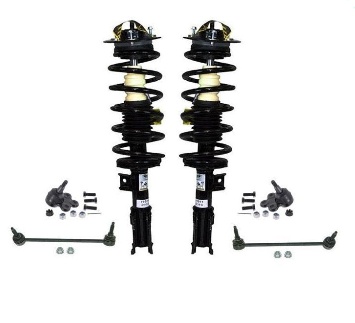 Fr Complete Struts & Sway Bar Balll Joints for Equinox 05-06 and Torrent 3.4L 06