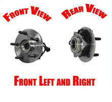 02-05 Ram Pick up 1500 5 Stud 4x4 4 Wheel ABS (2) PAIR Front Hub Wheel Bearings