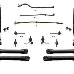 00-01 Ram 1500 4x4 Drag Link Tie Rods Track Bar Ball Jnts Control Arms Shocks 19