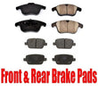 08-12 LR2 (2) Front & Rear Dash4 Brake Disc Pads Sets CD1306 MD1314