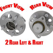 (2) 100% nuevo conjunto de cubo de rodamiento de rueda trasera para Camry 92-01 95-04 Avalon 1 par