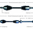 CV Axle Shaft Front Driver & Passenger Side 05-08 Mini Cooper S Supercharged!