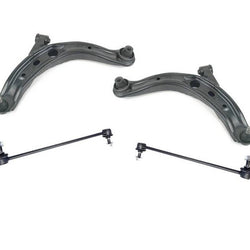 01-06 MPV Front L/R Lower Control Arms & Ball Joints Bushings Sway Bars 4Pc