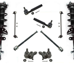 Para 07-12 Acura RDX puntales delanteros izquierdo y derecho, varillas de amarre y rótulas, 10 unidades