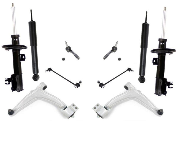 Frt Struts Rear Shocks Lower Control Arm Tie Rods Links fits for Saab 9-3 04-08