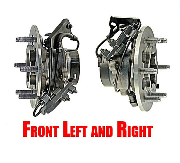 for 04-08 Colorado (2) Front 4x4 Only W ABS Sensor Wheel Bearing & Hub Assembly