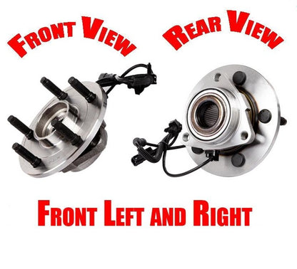 for Ram 1500 09-11 Pick Up (2)  Front Wheel Hub Bearing Assembly Tested